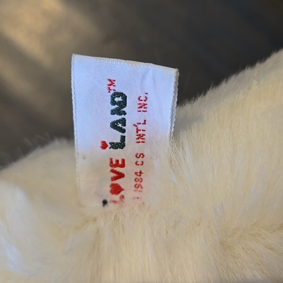 Love Land Vintage 1984 Plush White Bear  NWOT - Picture 2 of 6